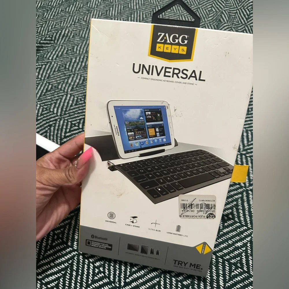 ZAGGkeys Case Universal Wireless Keyboard - Black